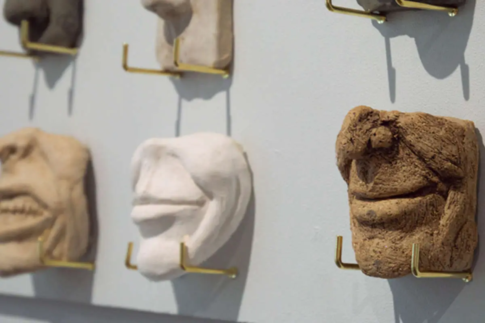 The image shows various facial case mouldings