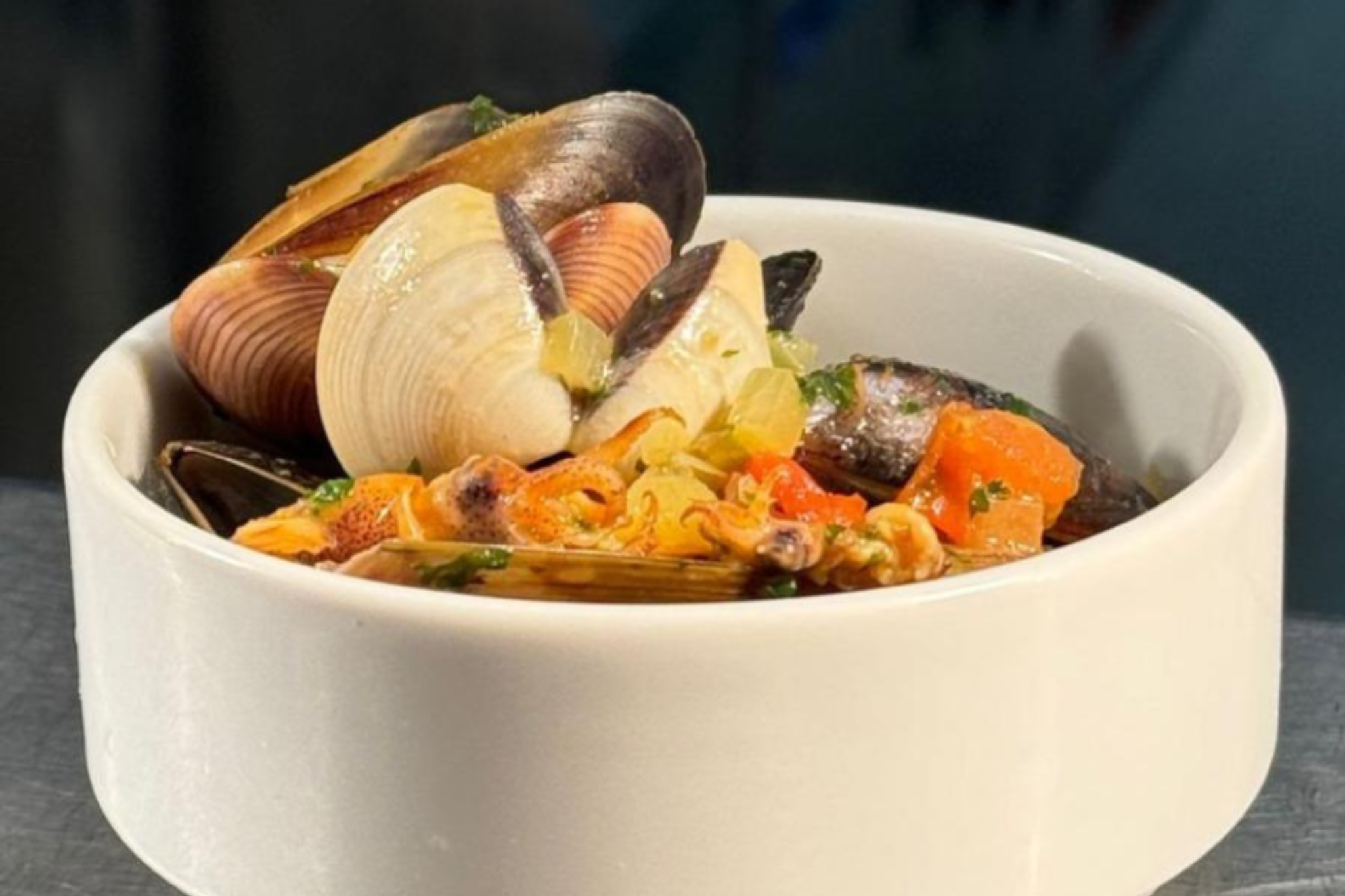 A dish prepared by Macclesfield College's Whites Chef Academy students.