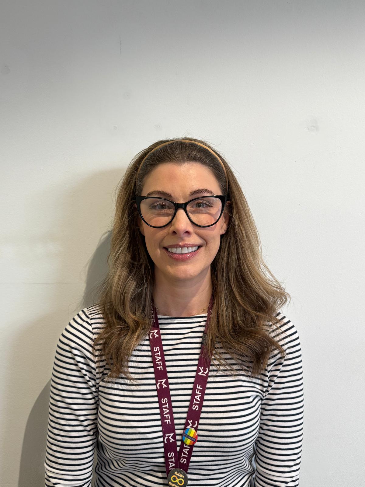 a headshot of a female staff member from macclesfield college