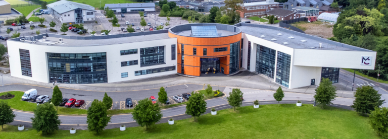 macclesfield college on a bright sunny day